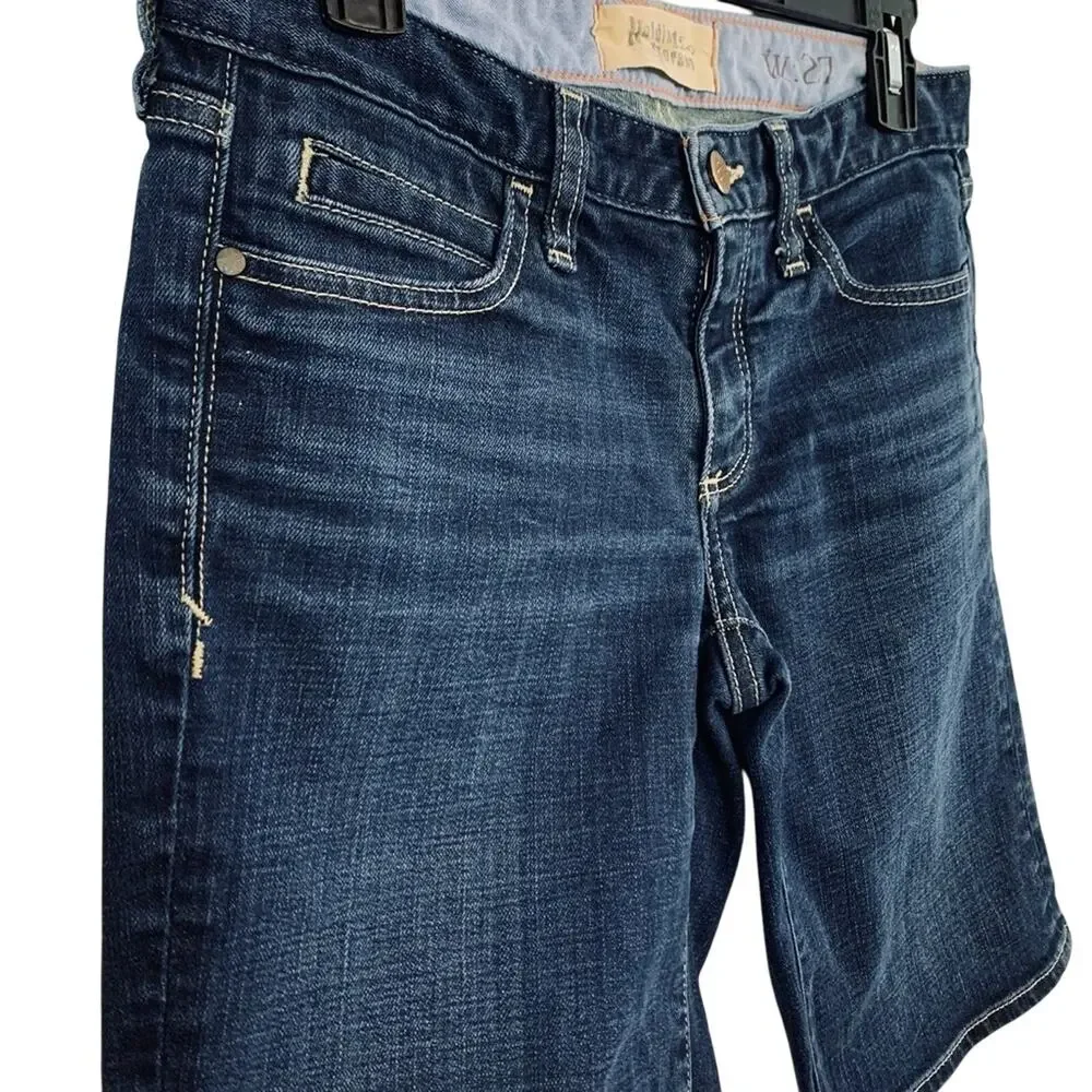 Holding Horses Anthropologie Jean Womens Boy Shorts 11" Inseam Denim sz 27 - Picture 4 of 12